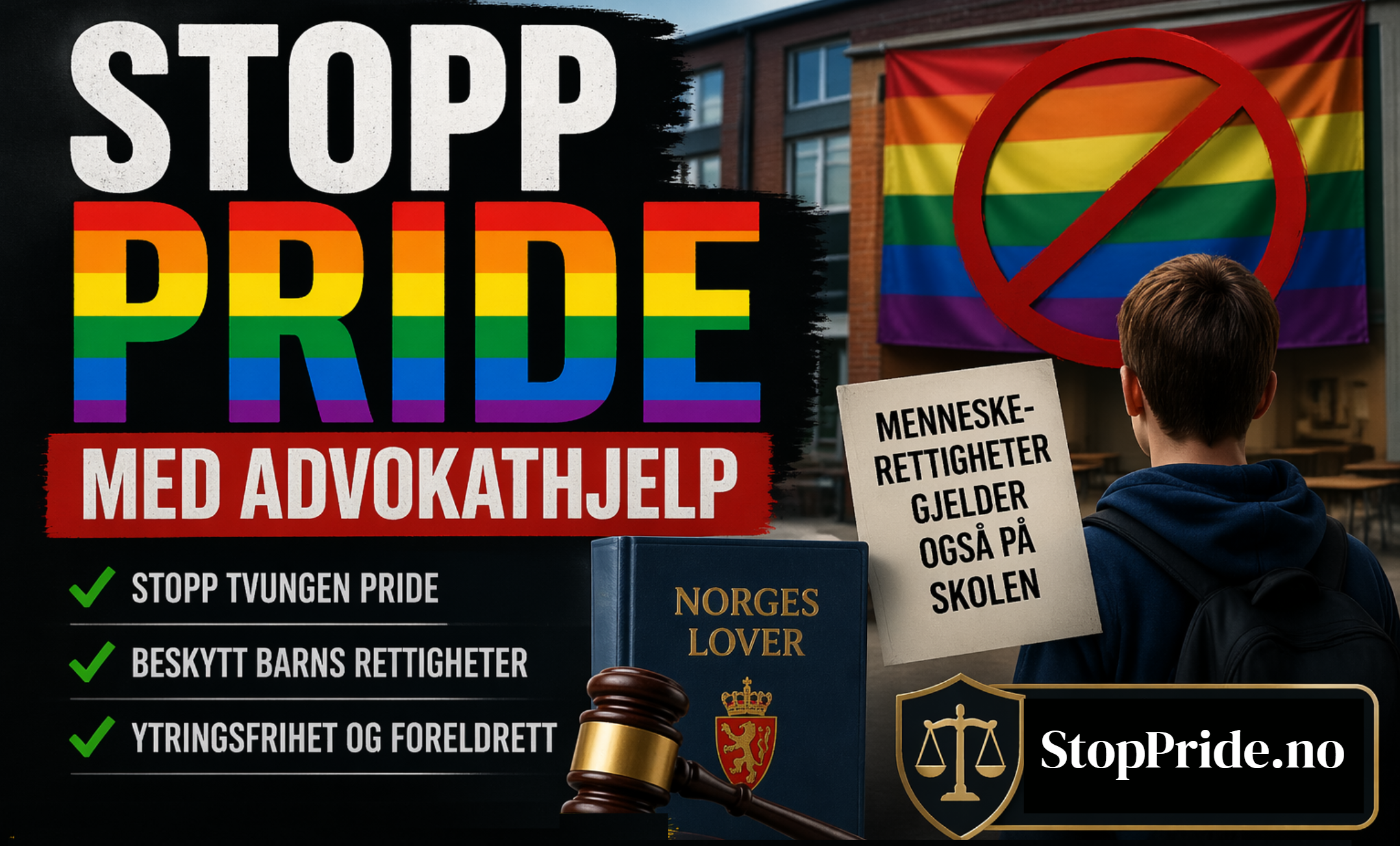 Tvungen pride i skolen – dette sier lovverket
