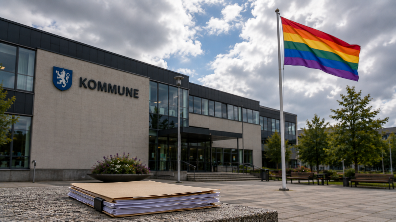 Kan kommuner politianmeldes for ulovlig pride-flagging?